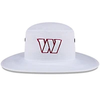Men's New Era White Washington Commanders 2024 NFL Training Camp Panama Bucket Hat