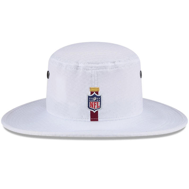 Men's New Era White Washington Commanders 2024 NFL Training Camp Panama Bucket Hat