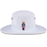 Men's New Era White Washington Commanders 2024 NFL Training Camp Panama Bucket Hat