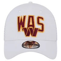 Men's New Era White Washington Commanders Breakers 39THIRTY Flex Hat