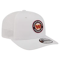 Casquette ajustable New Era COOLERA 9SEVENTY blanche Washington Commanders pour homme