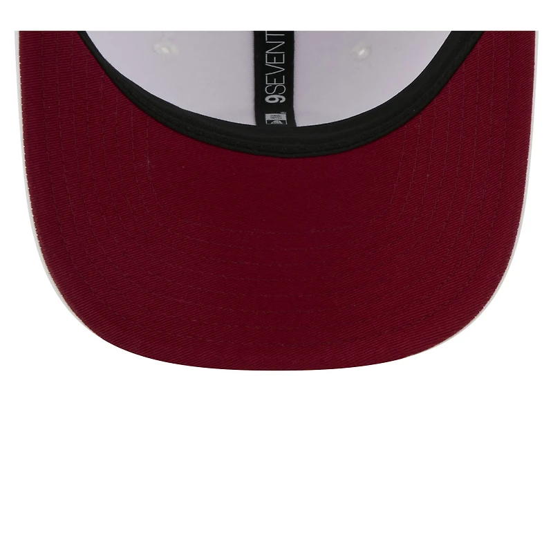 Men's New Era  White Washington Commanders COOLERA 9SEVENTY Adjustable Hat