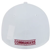 Men's New Era White Washington Commanders Main 39THIRTY Flex Hat