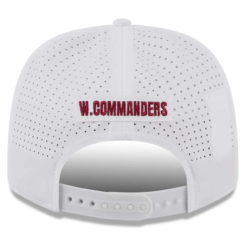 Casquette ajustable New Era blanche Washington Commanders 9SEVENTY pour homme