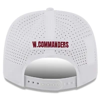 Casquette ajustable New Era blanche Washington Commanders 9SEVENTY pour homme