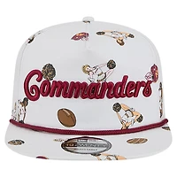 Men's New Era  White Washington Commanders Team Cheer 19TWENTY Snapback Hat