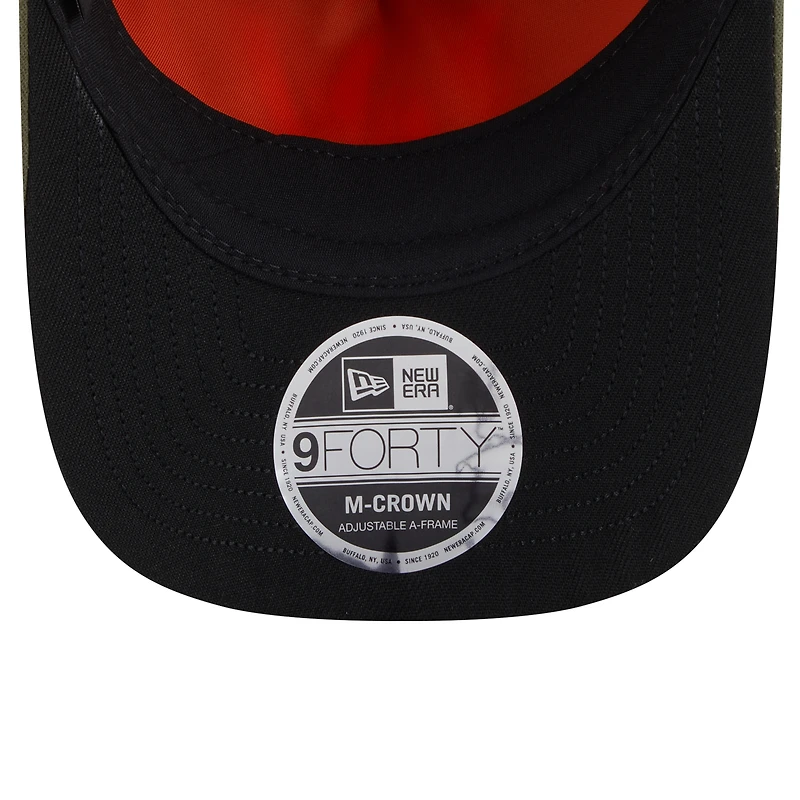 Casquette ajustable A-Frame 9FORTY olive Washington Commanders pour homme New Era x Alpha Industries