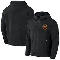 Sweat à capuche zippé en sherpa noir Washington Commanders pour homme de la collection NFL x Darius Rucker par Fanatics