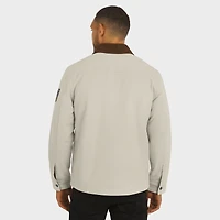 Men's NFL x Darius Rucker Collection by Fanatics Tan Washington Commanders Midweight Canvas Full-Button Jacket