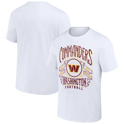 Men's NFL x Darius Rucker Collection by Fanatics White Washington Commanders Vintage Football T-Shirt