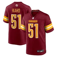 Men's Nike Ale Kaho  Burgundy Washington Commanders Team Game Jersey