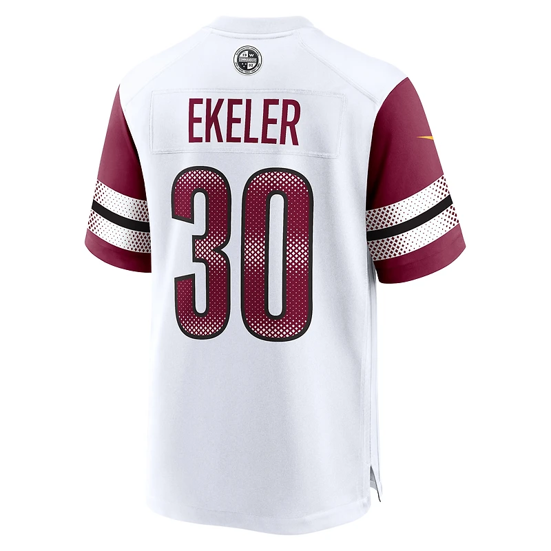 Maillot de match Nike Austin Ekeler pour hommes, blanc, Washington Commanders