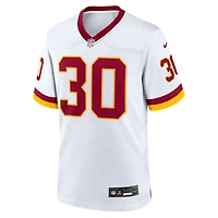 Men's Nike Austin Ekeler White Washington Commanders Game Super Bowl Era Jersey