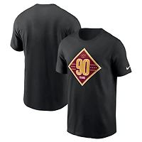 T-shirt Nike Washington Commanders 90e anniversaire pour homme noir