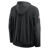 Men's Nike Black Washington Commanders Alt Anorak Half-Zip Hooded Jacket