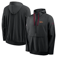 Veste anorak à demi-zip et capuche Nike Washington Commanders Alt noire pour homme