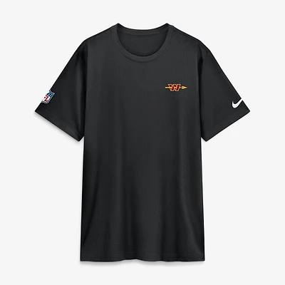 Men's Nike Black Washington Commanders Alt Legend Small Logo Dri-FIT T-Shirt