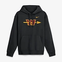 Men's Nike Black Washington Commanders Franchise Focus Club Fleece Hoodie
