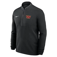 Men's Nike Black Washington Commanders Lightweight Victory Dri-FIT Half-Zip Pullover
