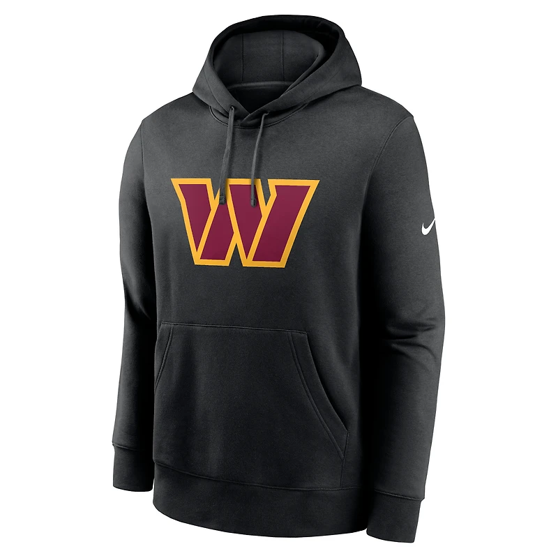 Sweat à capuche Nike noir avec logo du club Washington Commanders Primetime pour homme