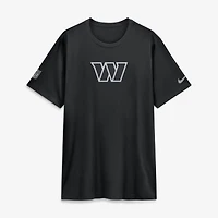 T-shirt Nike Dri-FIT Legend noir pour homme, Washington Commanders, Sideline Lead The Charge