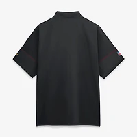 Men's Nike Black Washington Commanders Sideline Short Sleeve Quarter-Zip Coaches Jacket