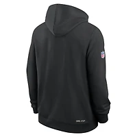 Men's Nike Black Washington Commanders Sideline Standard Issue Dri-FIT Full-Zip Hoodie
