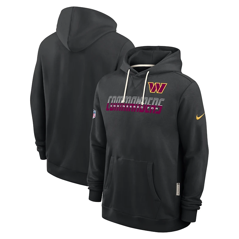 Sweat à capuche Nike Dri-FIT bordeaux Washington Commanders Sideline Standard Issue pour homme