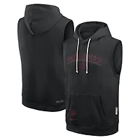 Men's Nike Black Washington Commanders Sideline Standard Issue Dri-FIT Sleeveless Hoodie