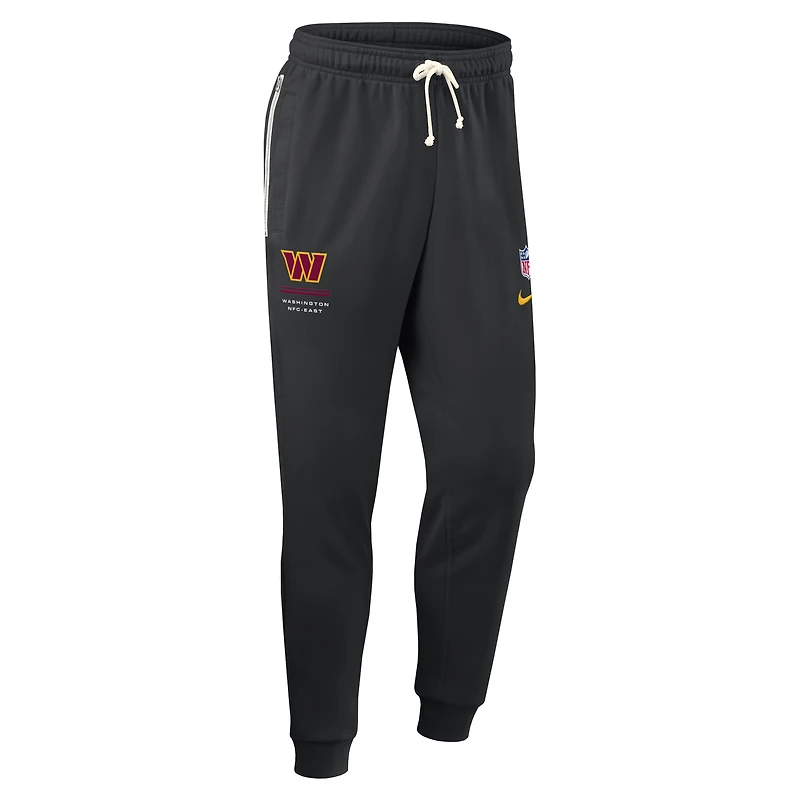 Men's Nike Black Washington Commanders Sideline Standard Issue Dri-FIT Taper Pants