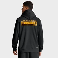 Men's Nike Black Washington Commanders Sideline Standard Issue Initial Home Dri-FIT Hoodie