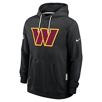 Men's Nike Black Washington Commanders Sideline Standard Issue Initial Home Dri-FIT Hoodie