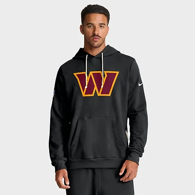 Sweat à capuche Nike noir Washington Commanders Sideline Standard Issue Initial Domicile Dri-FIT pour homme