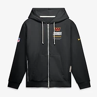 Men's Nike Black Washington Commanders Sideline Standard Issue Quarterback Scramble Dri-FIT Full-Zip Hoodie