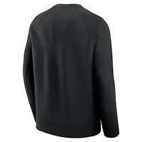 Men's Nike Heather Gray Washington Commanders Tech Fleece Raglan Sweatshirt