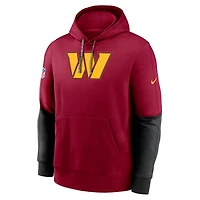 Sweat à capuche Nike bordeaux Washington Commanders 2024 Sideline Club pour homme