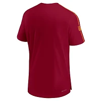 Men's Nike Burgundy Washington Commanders 2024 Sideline Coach UV Performance T-Shirt