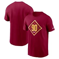 Men's Nike Burgundy Washington Commanders 90th Anniversary T-Shirt