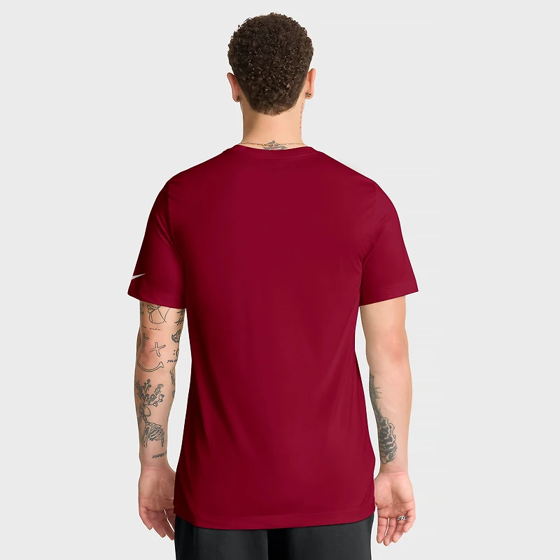T-shirt Nike Legend Icon Dri-FIT bordeaux Washington Commanders pour homme, grandes tailles