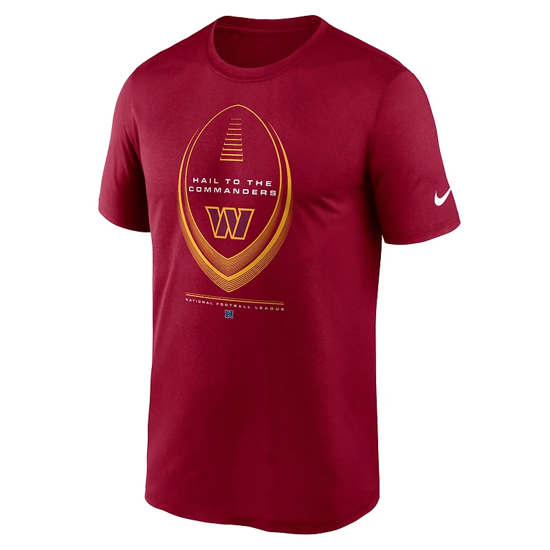 Men's Nike Burgundy Washington Commanders Big & Tall Legend Icon Dri-FIT T-Shirt