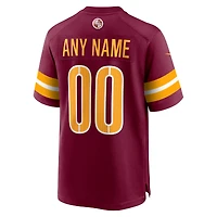 Men's Nike Burgundy Washington Commanders Custom Game Jersey