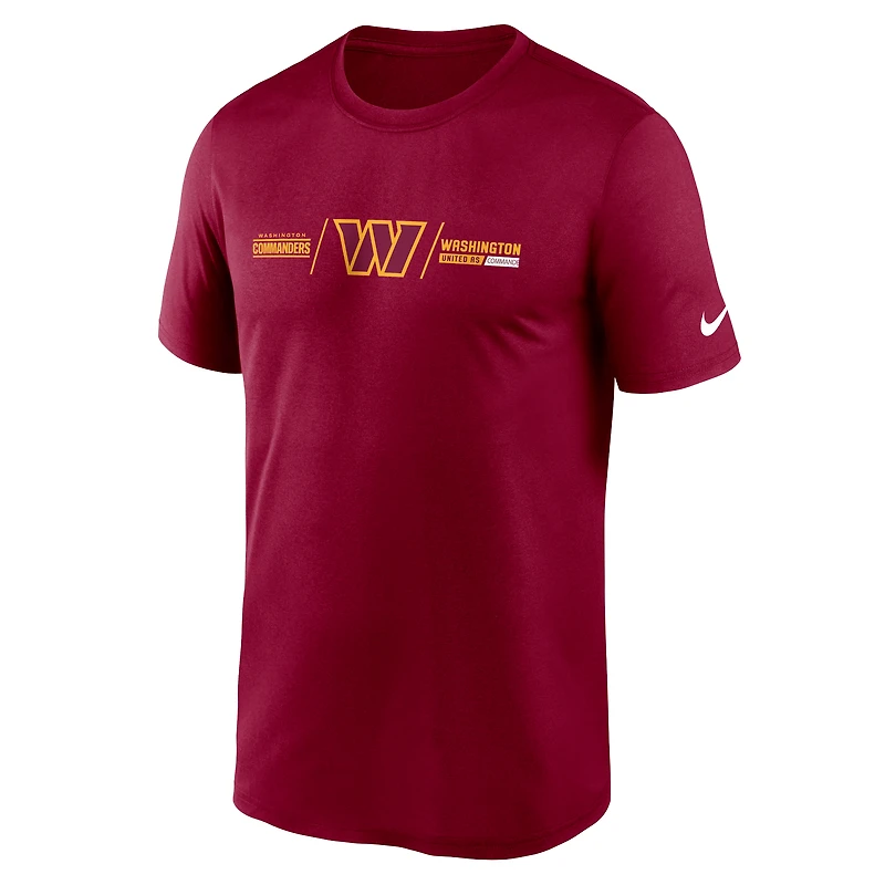 NUT WASHFT ROUGE NIKE HORIZONTAL LOCKUP LEGEND TEE À MANCHES COURTES POUR HOMMES TEEMENSCR