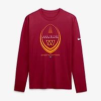 Men's Nike Burgundy Washington Commanders Legend Icon Dri-FIT Long Sleeve T-Shirt