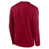 Men's Nike Burgundy Washington Commanders Primetime Legend Icon Performance Long Sleeve T-Shirt