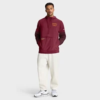 Veste à capuche Nike bordeaux Washington Commanders Sideline Anorak demi-zip pour homme