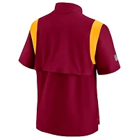 Haut à enfiler Chevron Lockup Nike Washington Commanders Sideline Coaches pour homme, bourgogne