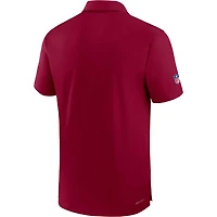 Polo de performance Nike pour hommes, Washington Commanders Sideline Coaches, bordeaux
