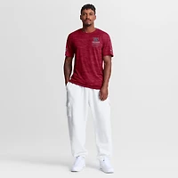 Men's Nike Burgundy Washington Commanders Sideline Double Covered Dri-FIT Velocity T-Shirt