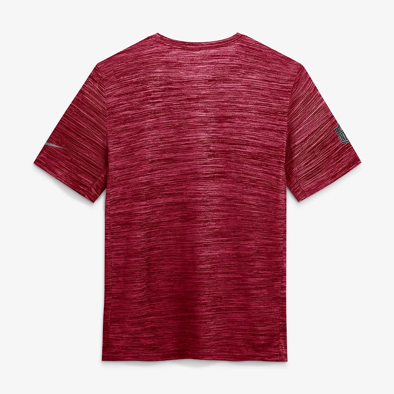 T-shirt Nike Washington Commanders Sideline Double Covered Dri-FIT Velocity bordeaux pour homme