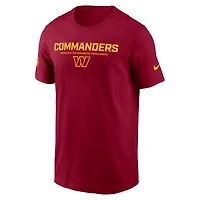 Men's Nike Burgundy Washington Commanders Sideline Dri-FIT T-Shirt